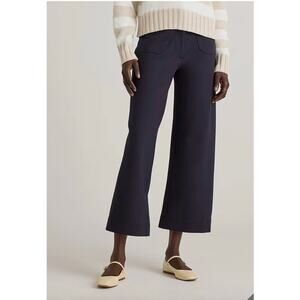 Quince Women's Ultra Stretch Ponte Cropped Wide-Leg Pant